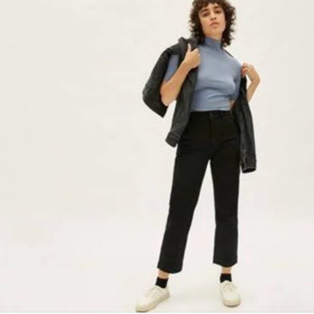 Everlane Straight-Leg cropped pant